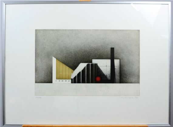 Friedrich Meckseper | Stillleben mit Sonnenuhr und Diagramm (1997