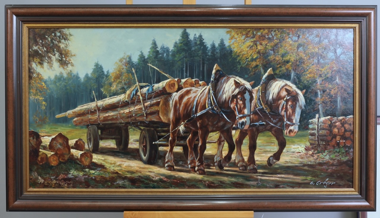 Artwork by Edwin Gröger, Untitled, Made of oil on canvas