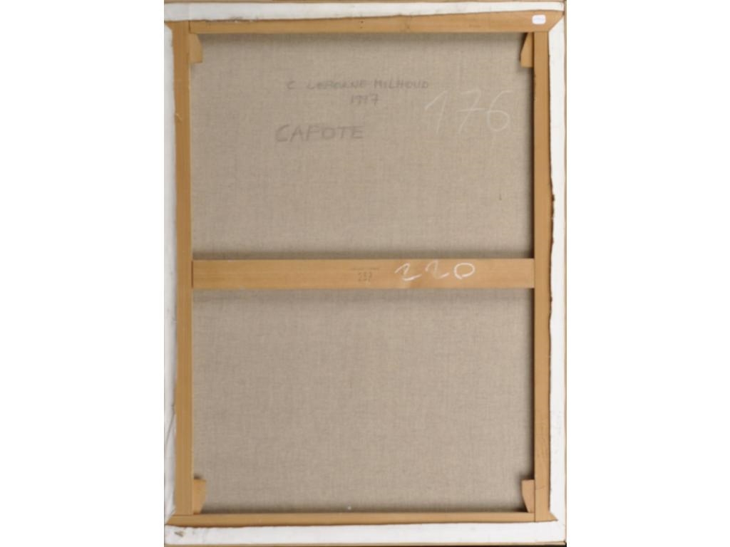 Artwork by Catherine Leborne Milhoud, "Capoté", Made of oil on canvas