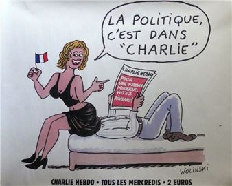 WOLINSKI "LA POLITIQUE C'EST DANS - Lot - Charlie Hebdo