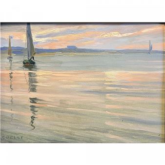 Tramonto sul mare - Piero Coelli