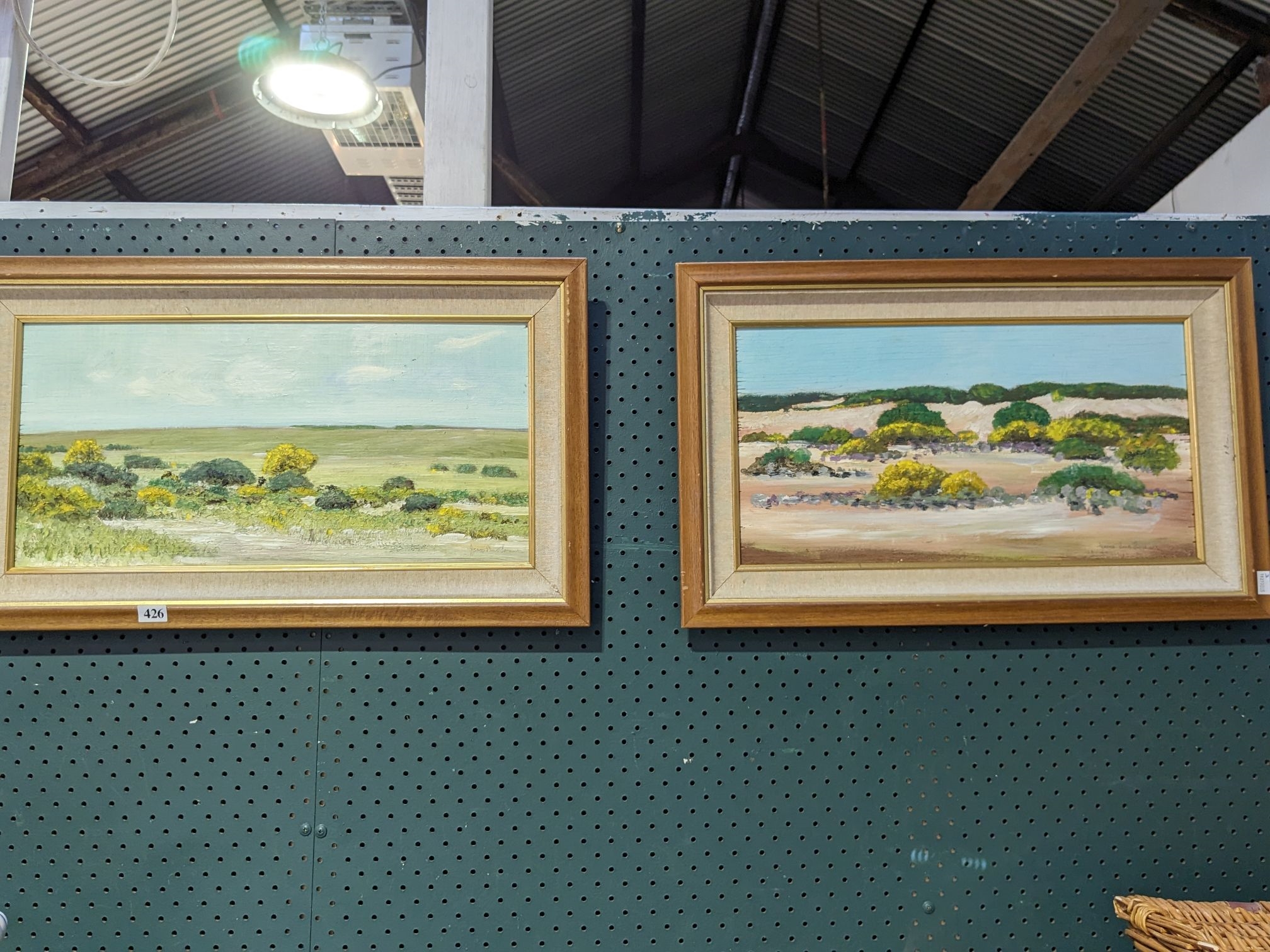 Artwork by James Bruce, JAMES BRUCE THOMASON, Made of oil on board