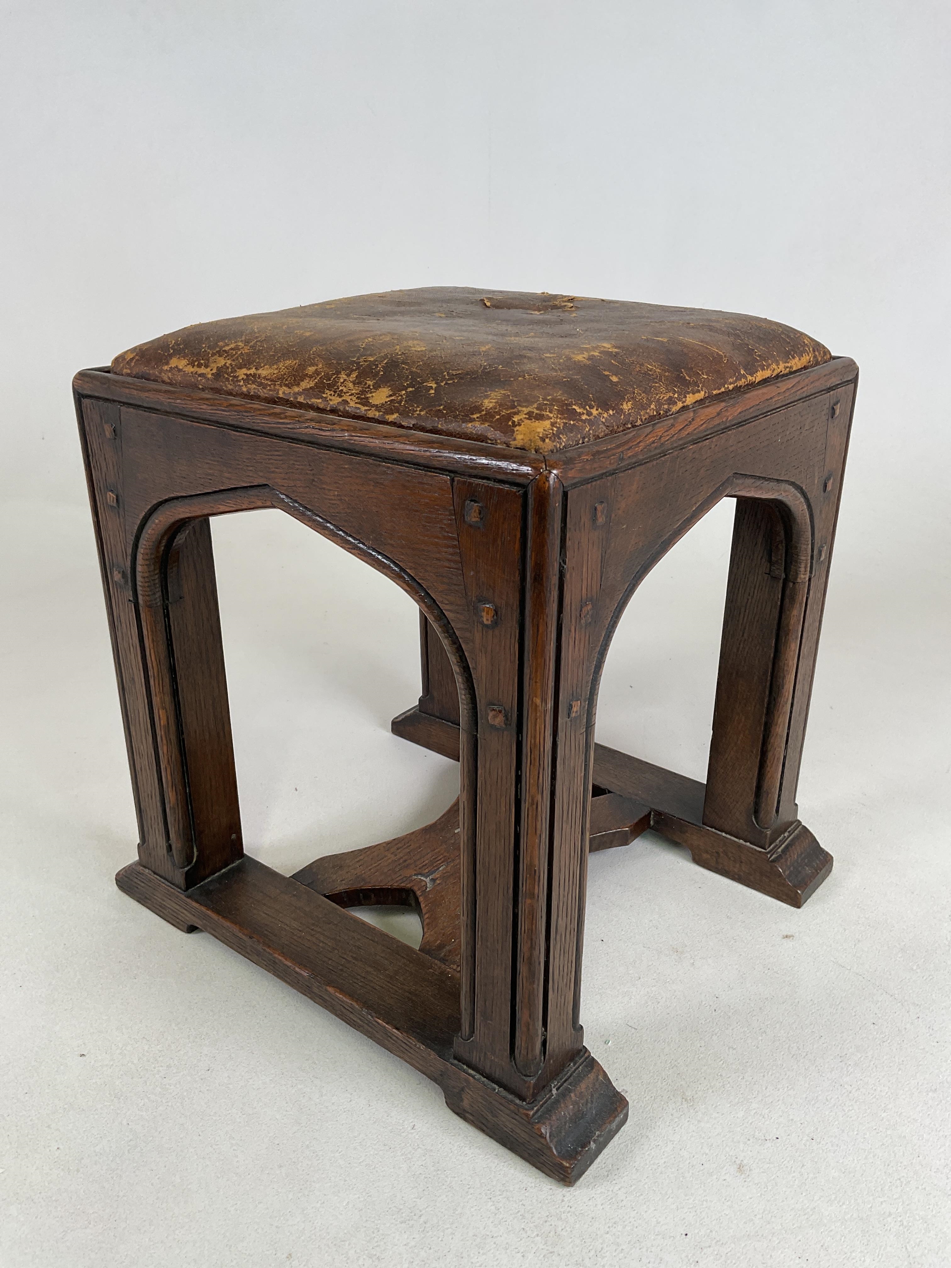 Gothic | A Gothic inspired oak stool | MutualArt