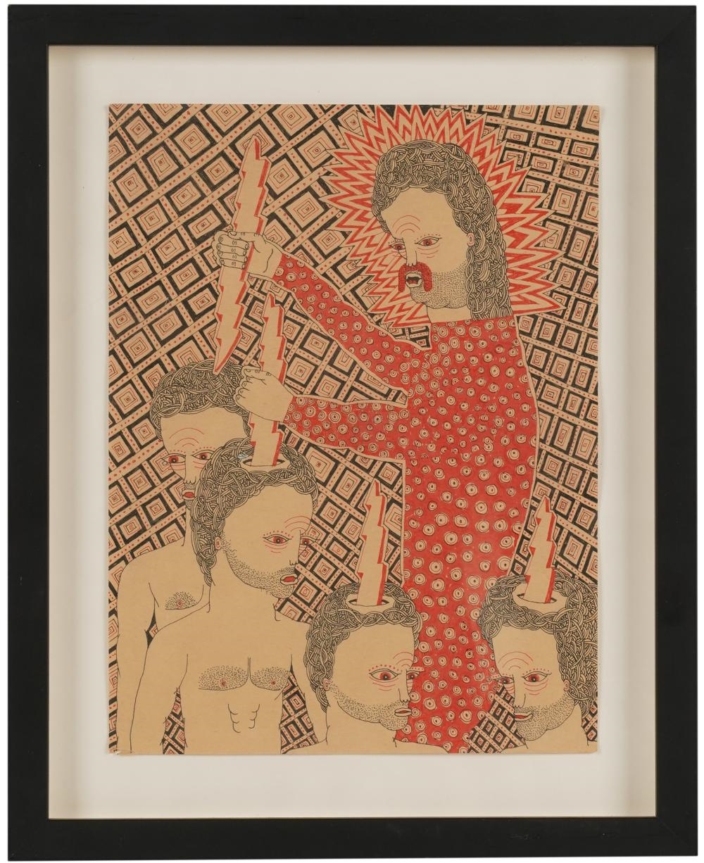 Artwork by Matt Leines, Untitled, Made of ink and watercolor on paper
signed verso, ink and watercolor on paper