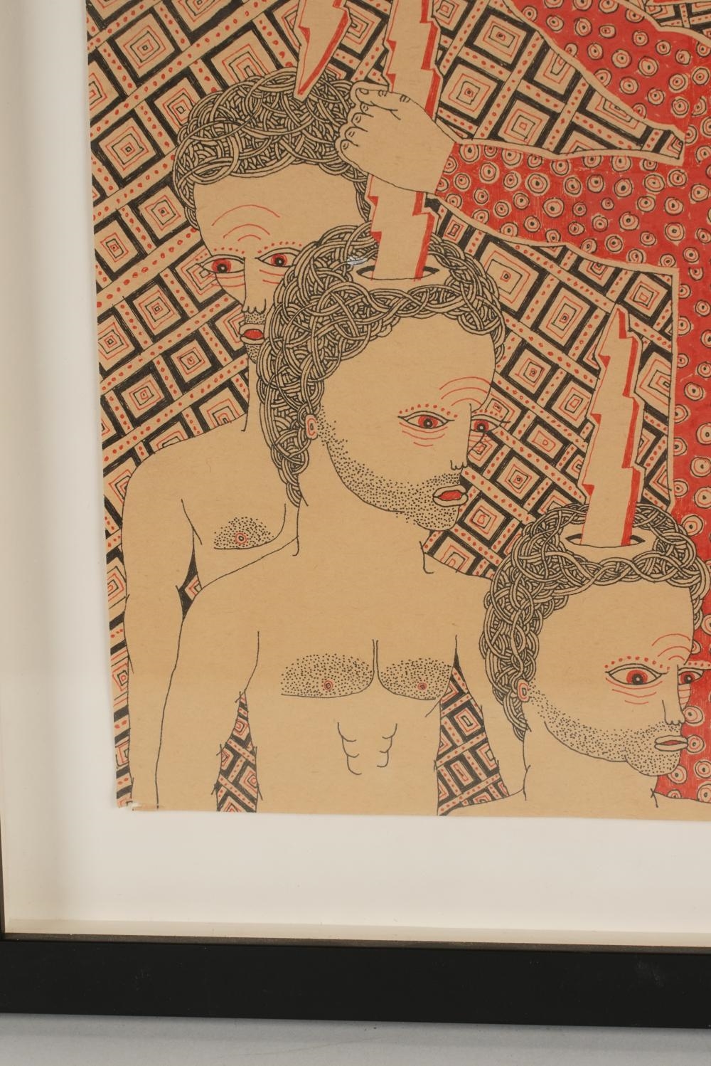 Artwork by Matt Leines, Untitled, Made of ink and watercolor on paper
signed verso, ink and watercolor on paper