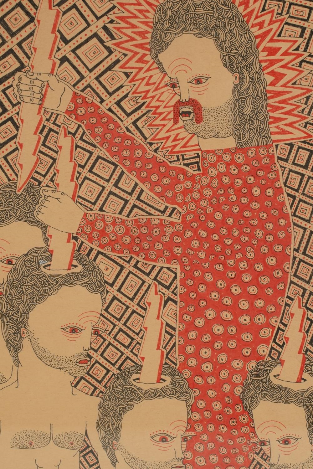 Artwork by Matt Leines, Untitled, Made of ink and watercolor on paper
signed verso, ink and watercolor on paper