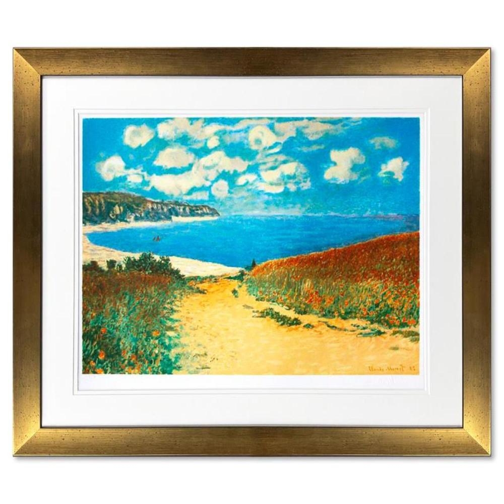 Artwork by Claude Monet, Chemin Dans Les Bles A Pourville, Made of limited edition lithograph