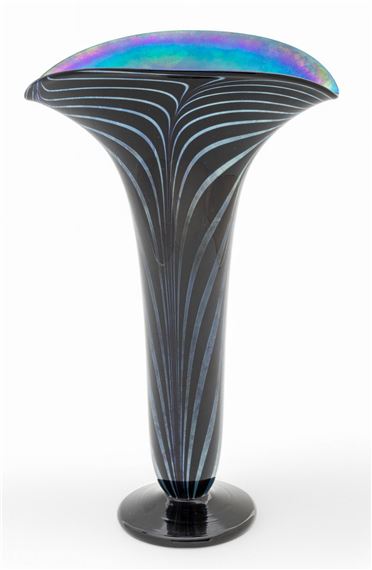 Footed vase by Rick Strini, 1996
