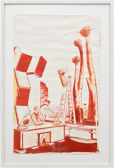 Neo Rauch | Die Leiter (2000) | MutualArt