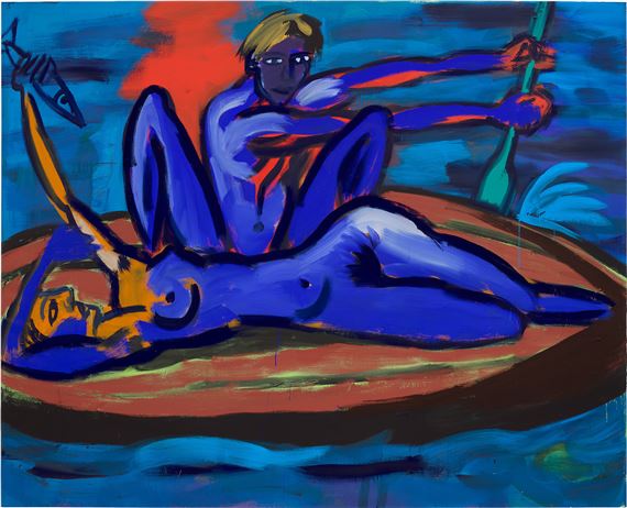 Rainer Fetting | Man in Shower II (1981) | MutualArt