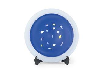 Handblown glass plate - Jun Fujita