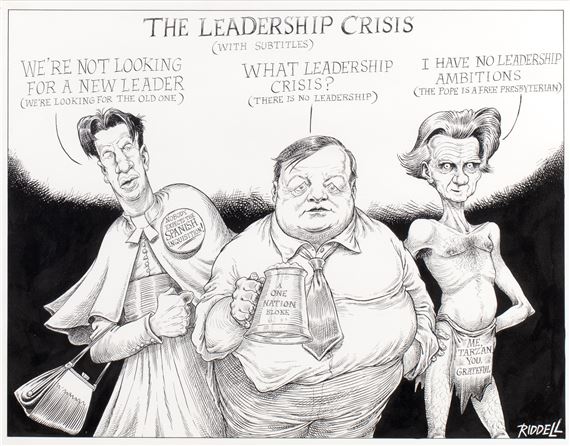 Chris Riddell | The Leadership Crisis | MutualArt
