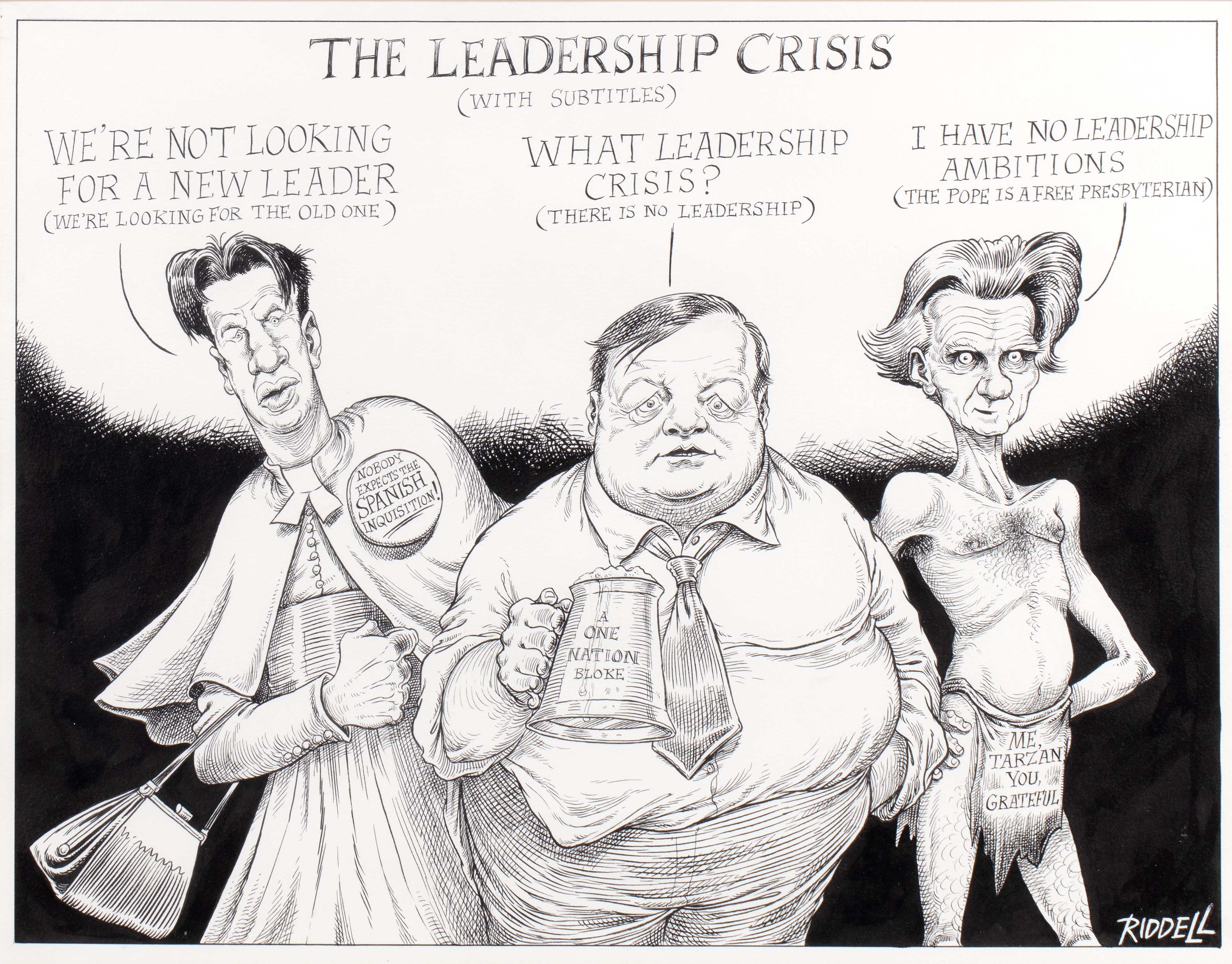 Chris Riddell | The Leadership Crisis | MutualArt