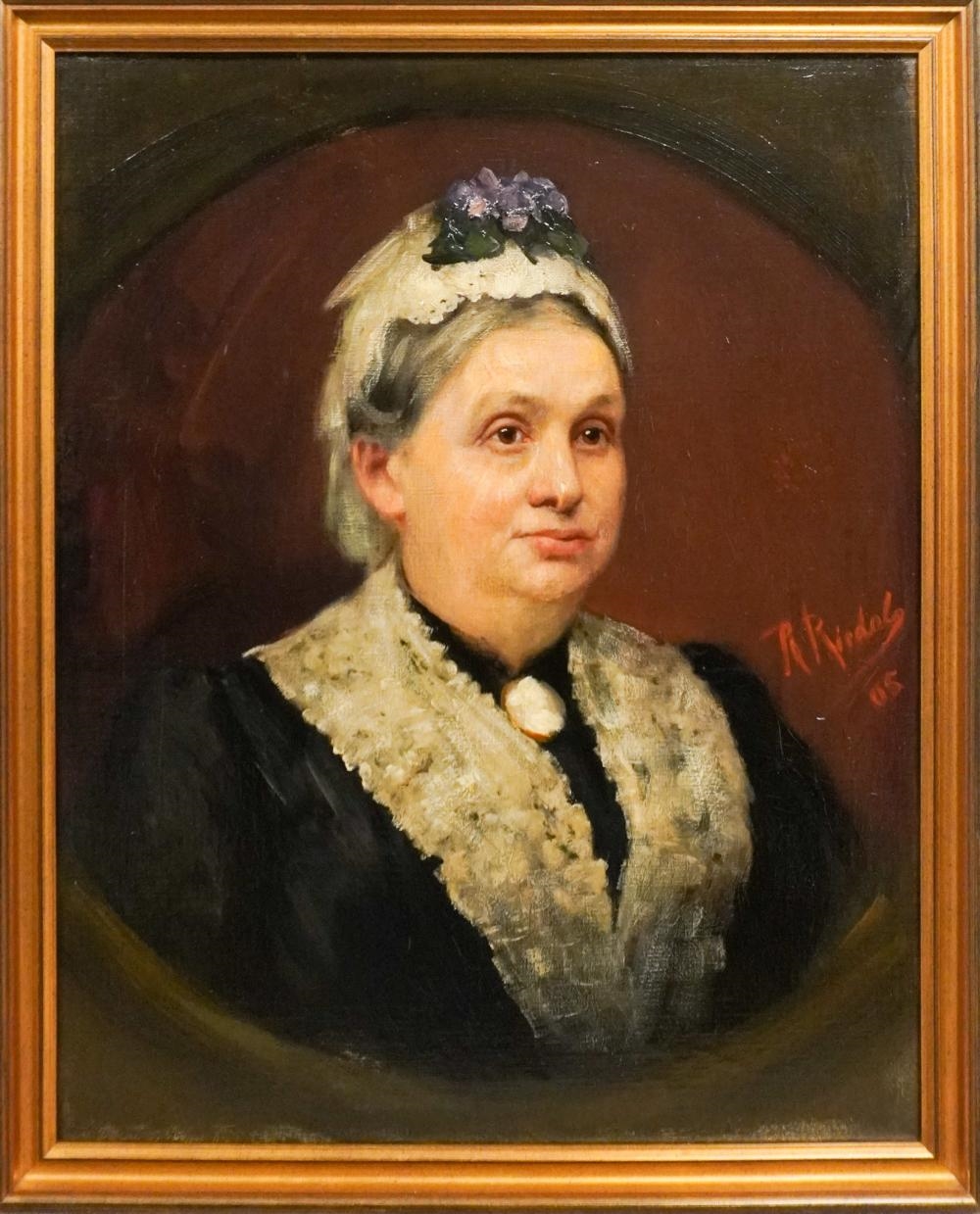R. Riedel | Portrait of Lisette Kosterlitz (19th Century 20th Century ...