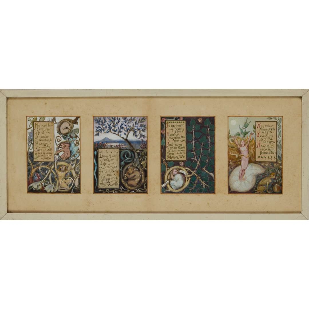 GODFREY BLOUNT | EIGHT ILLUSTRATED ALLEGORICAL VERSES | MutualArt