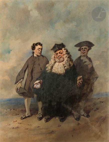 The Judge and the Litigants, 1866