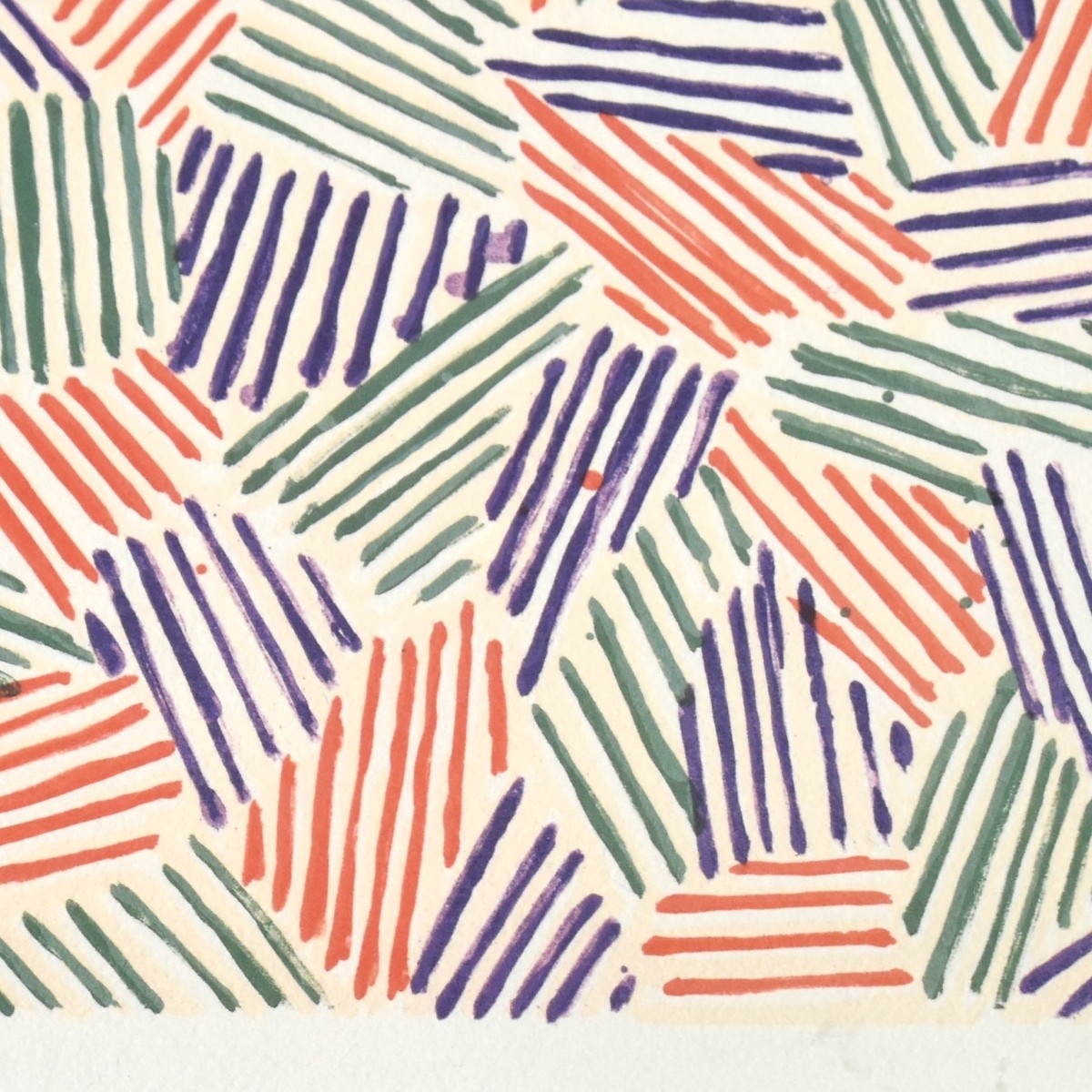Artwork by Jasper Johns, Jasper Johns, American (b, Made of Screen Print in Colors on Paper
