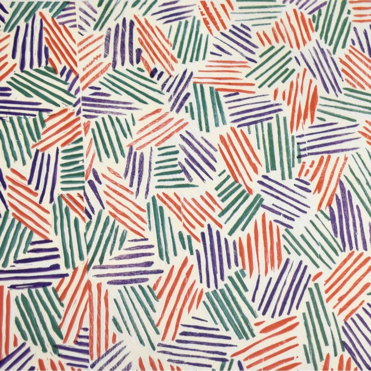 Artwork by Jasper Johns, Jasper Johns, American (b, Made of Screen Print in Colors on Paper