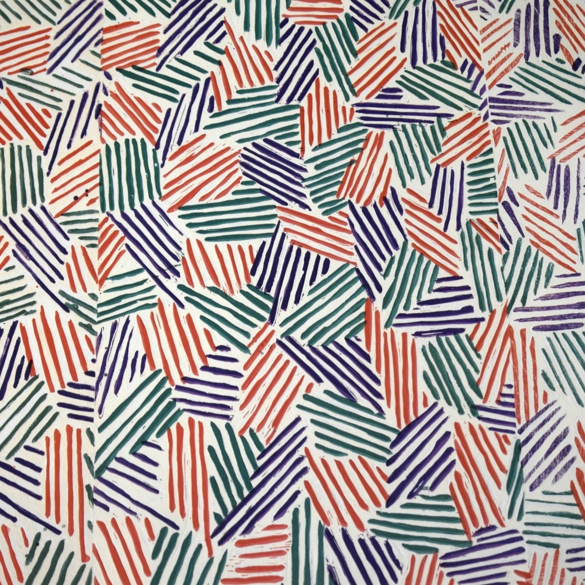 Artwork by Jasper Johns, Jasper Johns, American (b, Made of Screen Print in Colors on Paper