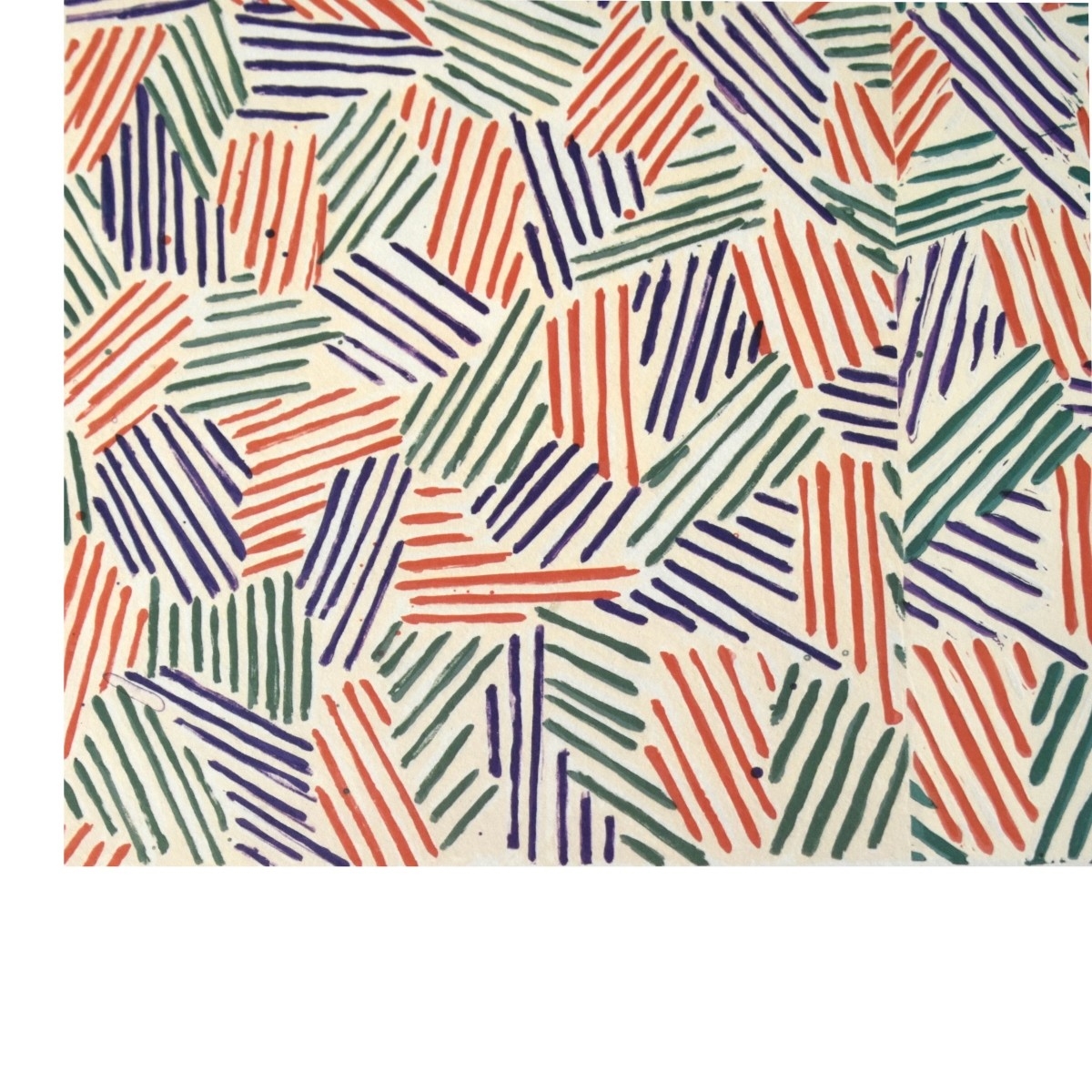 Artwork by Jasper Johns, Jasper Johns, American (b, Made of Screen Print in Colors on Paper