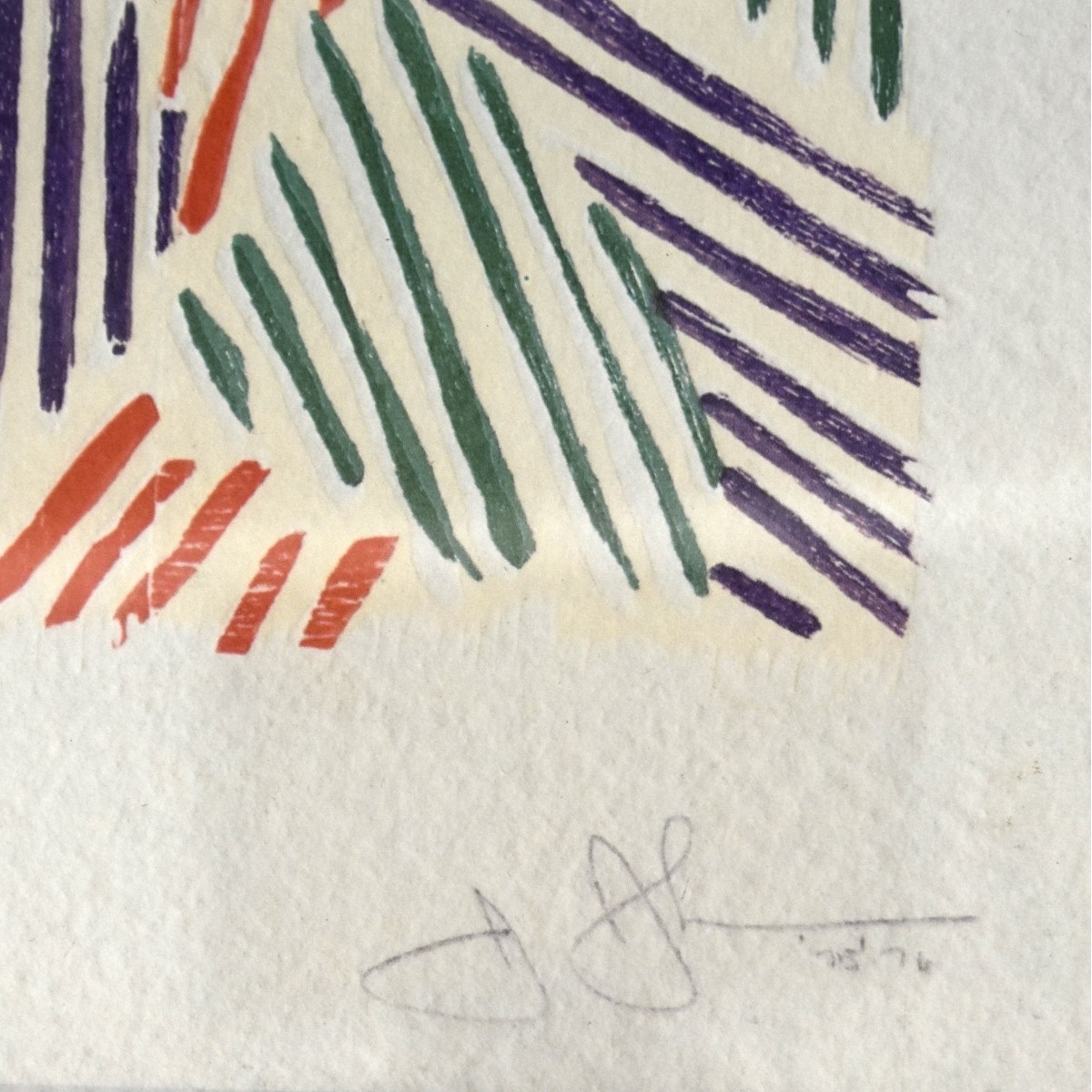 Artwork by Jasper Johns, Jasper Johns, American (b, Made of Screen Print in Colors on Paper