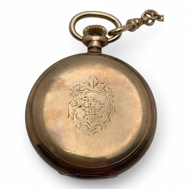 R. Clark | Waltham Gold Filled Pocket Watch On Chain (1902) | MutualArt