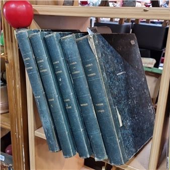 Star Lot : A Set of important antique art books, &quot;Galerie des Peintres - Eustache Le Sueur