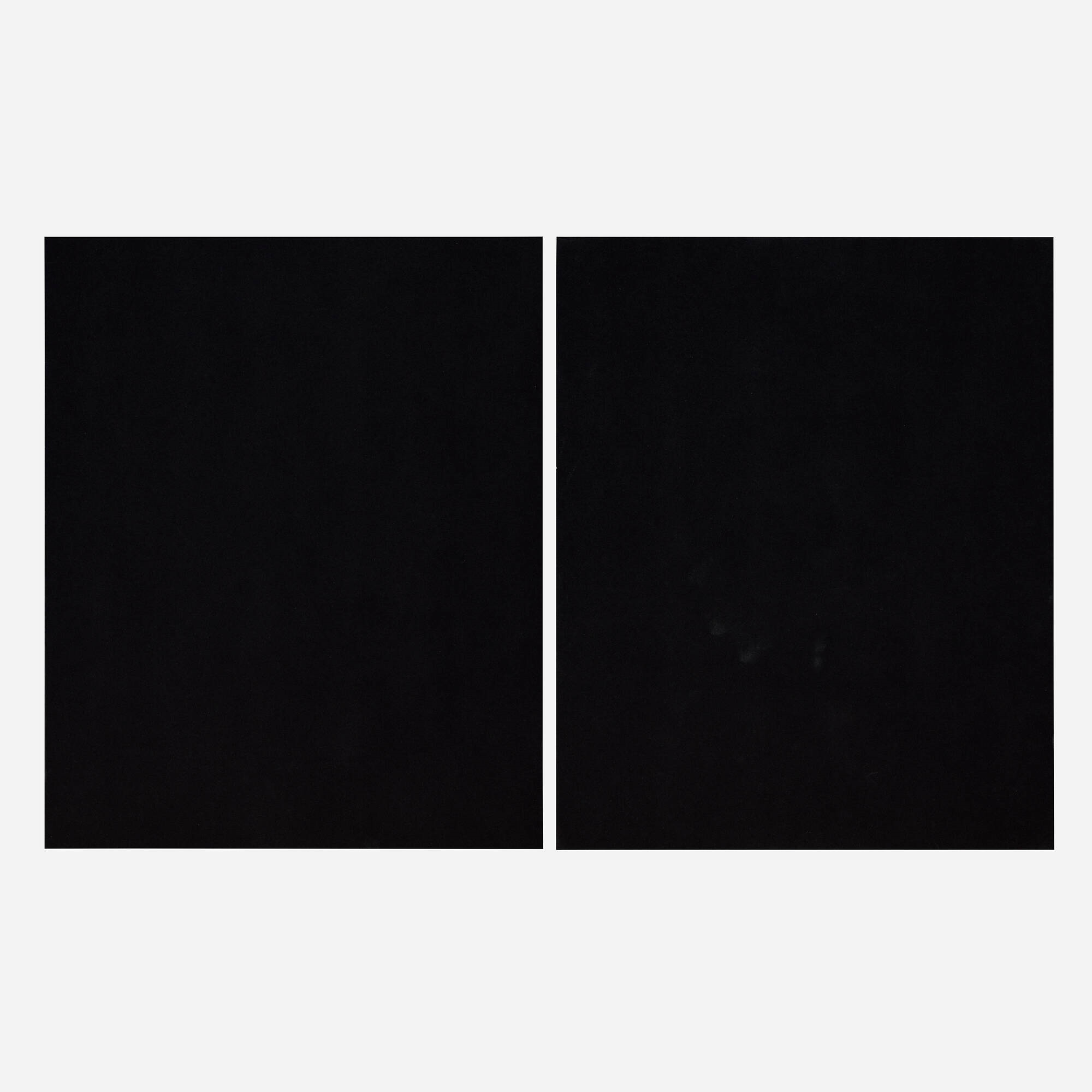 Artwork by Alex Katz, Untitled #20; Untitled #22 (two works from the Gloria portfolio, Made of etching