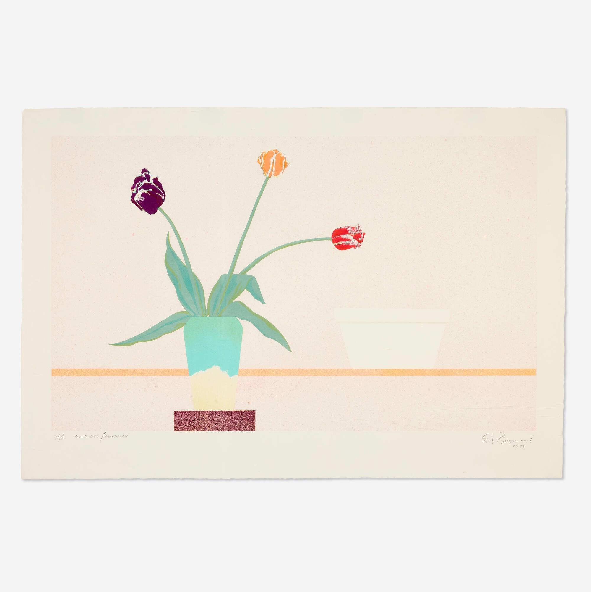 Ed Baynard | Untitled (Vase of Tulips (1978) | MutualArt