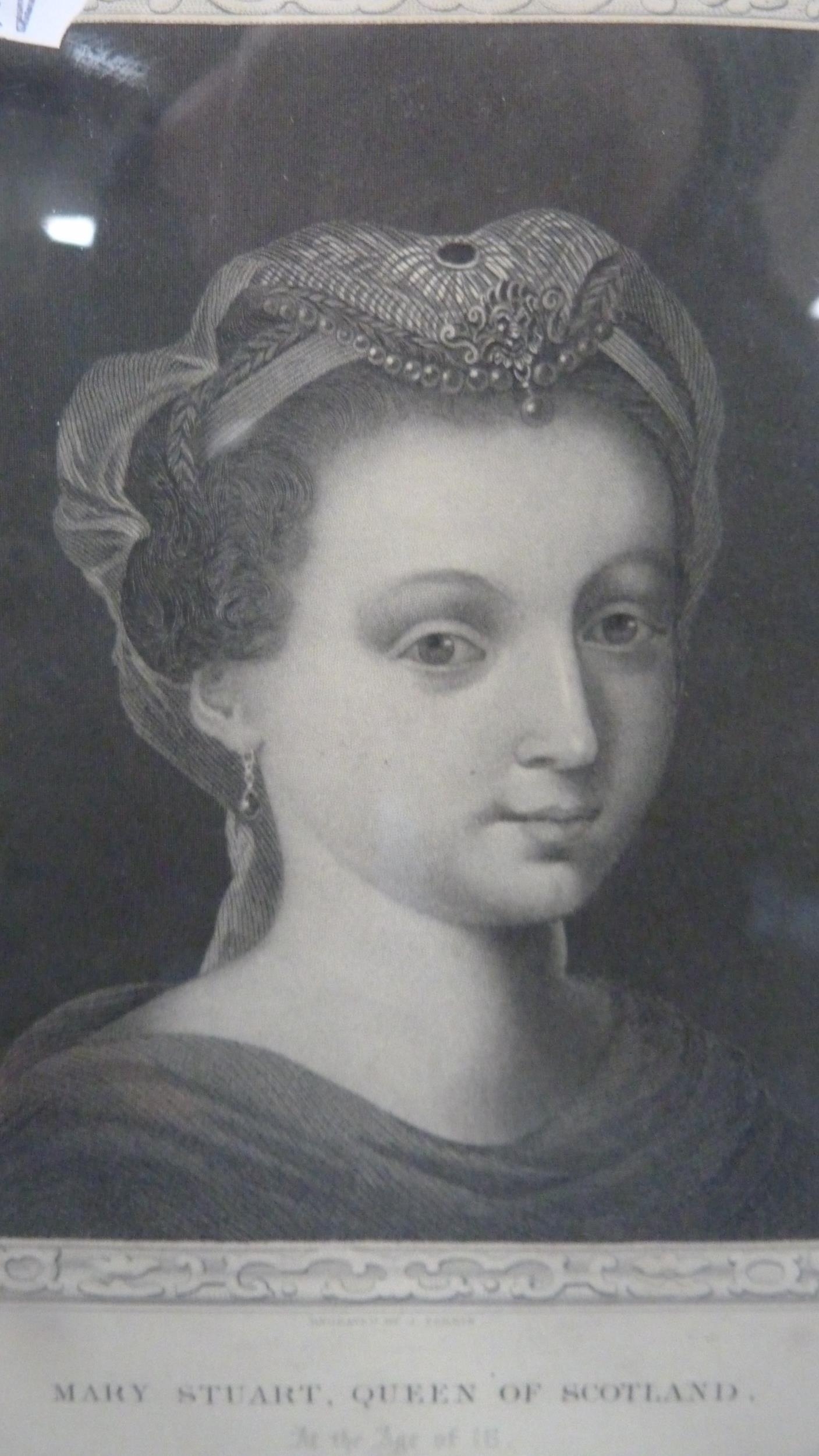 Artwork by Mary Stuart, Victorian print, Made of rosewood