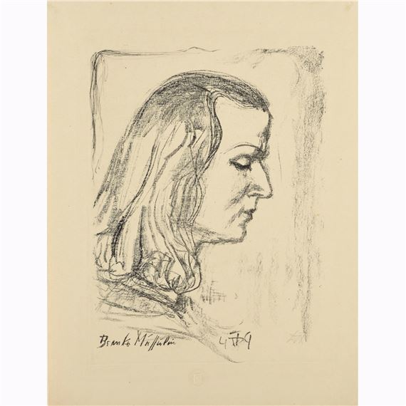 BRANKA MUSULIN (1949) by Otto Dix, 1949