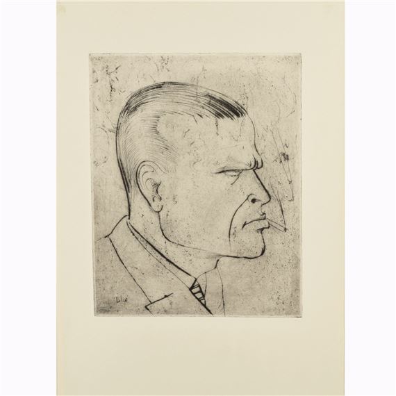 SELBSTBILDNIS MIT ZIGARETTE (1922/55)