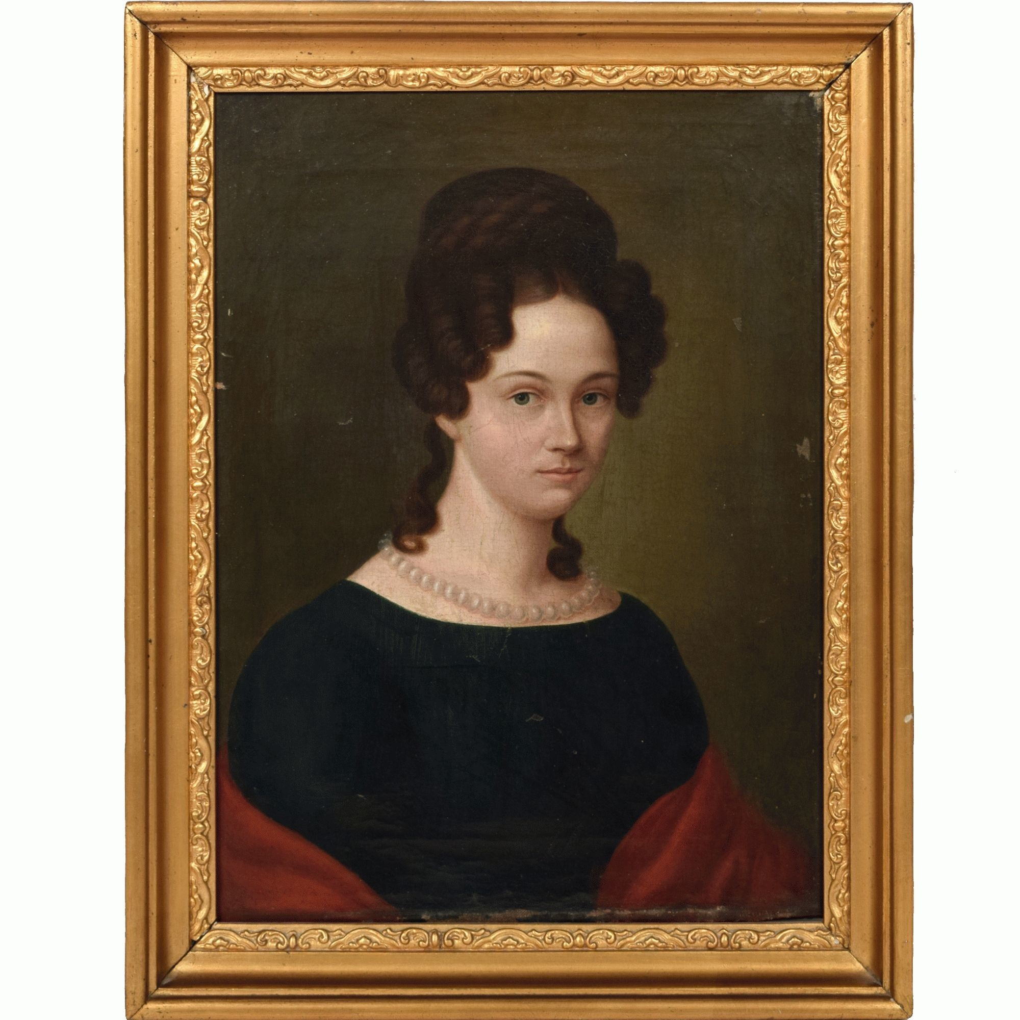 Artwork by Ernest Christian Weser, DAMENBILDNIS (1827), Made of oil on canvas