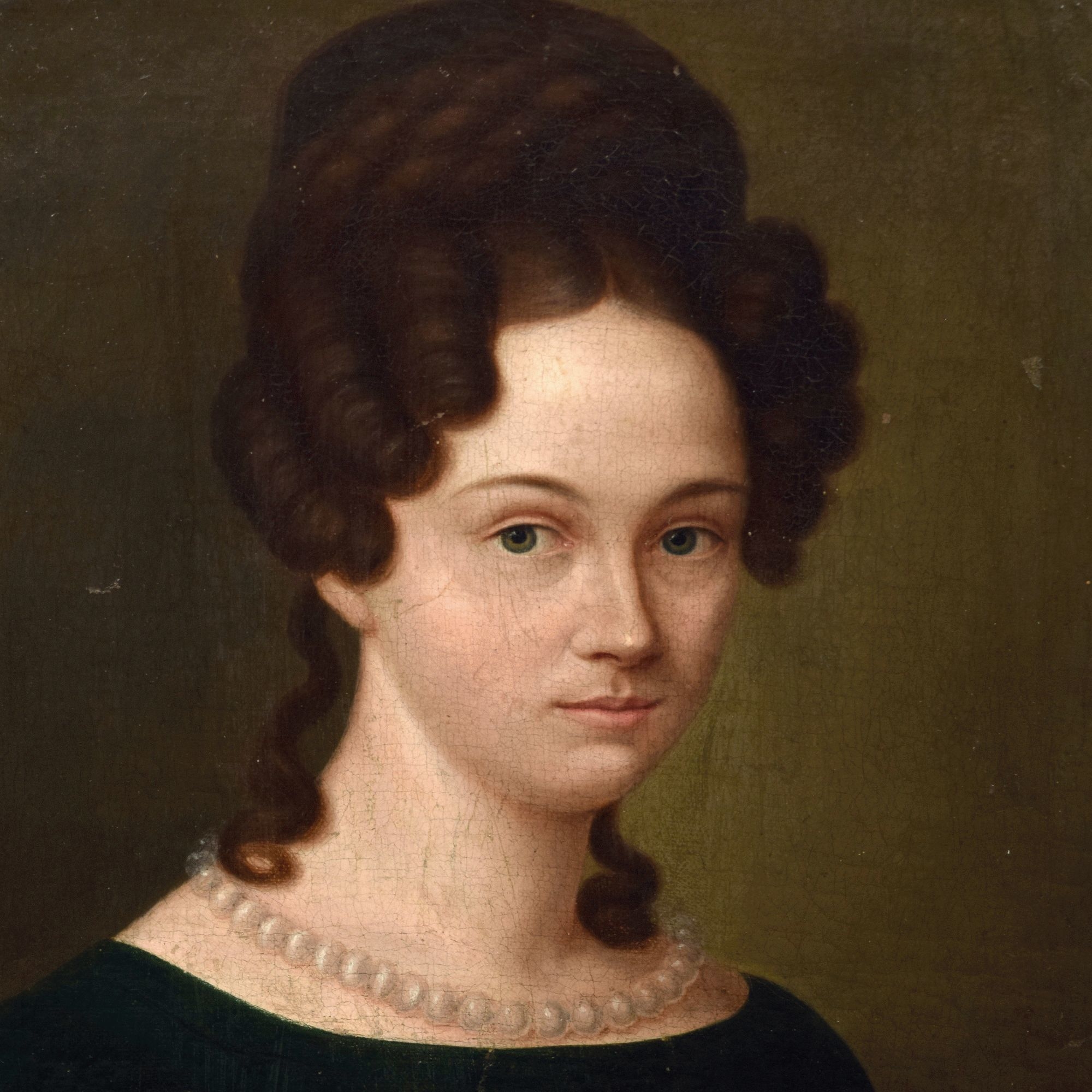 Artwork by Ernest Christian Weser, DAMENBILDNIS (1827), Made of oil on canvas