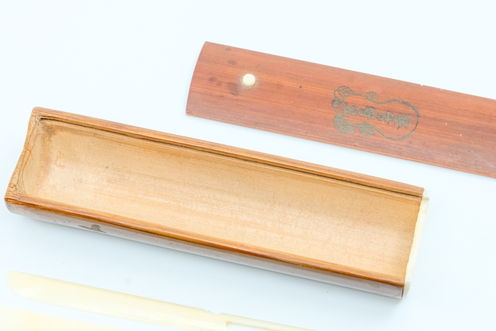 Unknown | ANTIQUE TOOTHPICK BOX WITH PRE-BAN IVORY TOOTHPICK | MutualArt