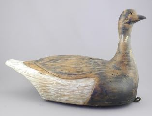 Working Goose Decoy signed Vic. Faulkes - Vic. Faulkes