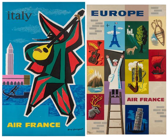 Two vintage travel posters