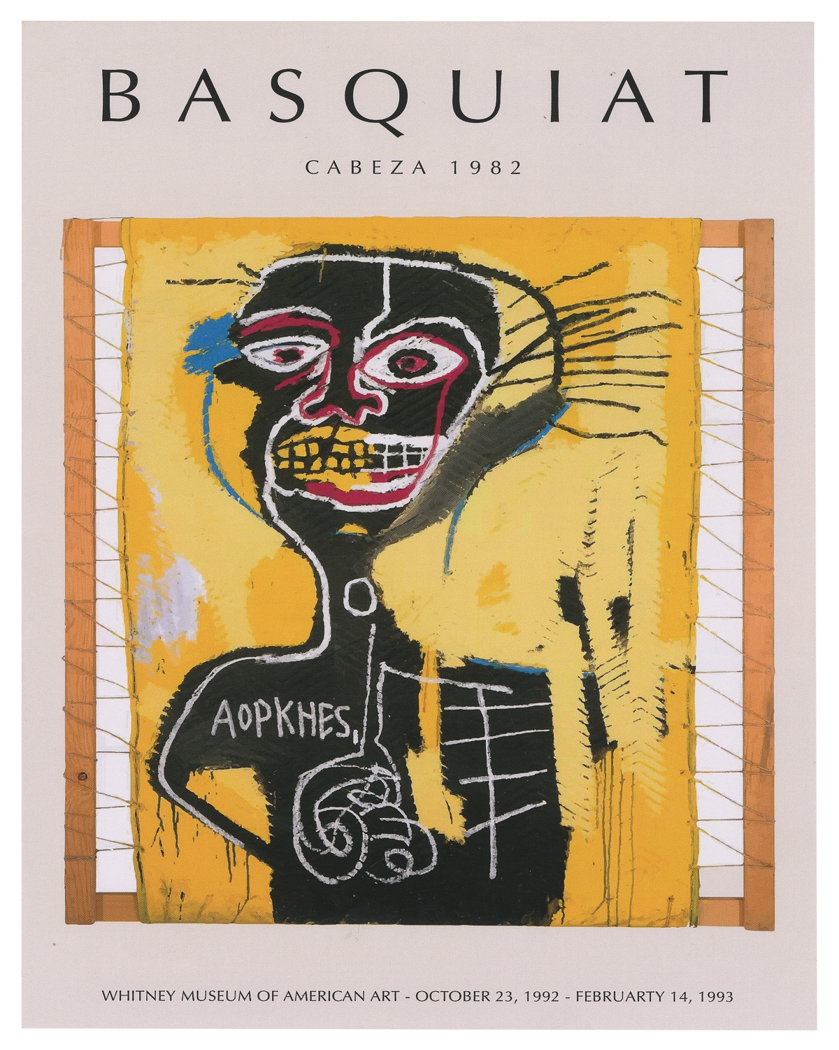 Artwork by Jean-Michel Basquiat, Six Whitney Museum prints, Made of prints