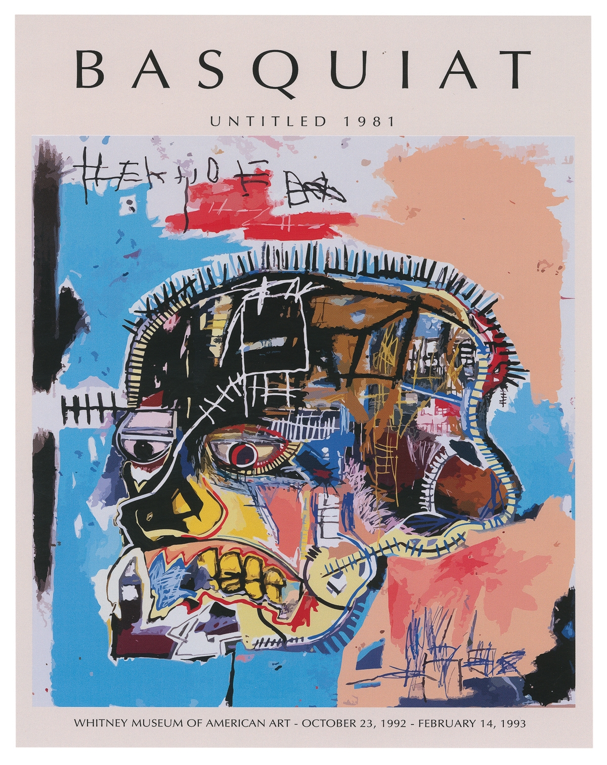 Artwork by Jean-Michel Basquiat, Six Whitney Museum prints, Made of prints