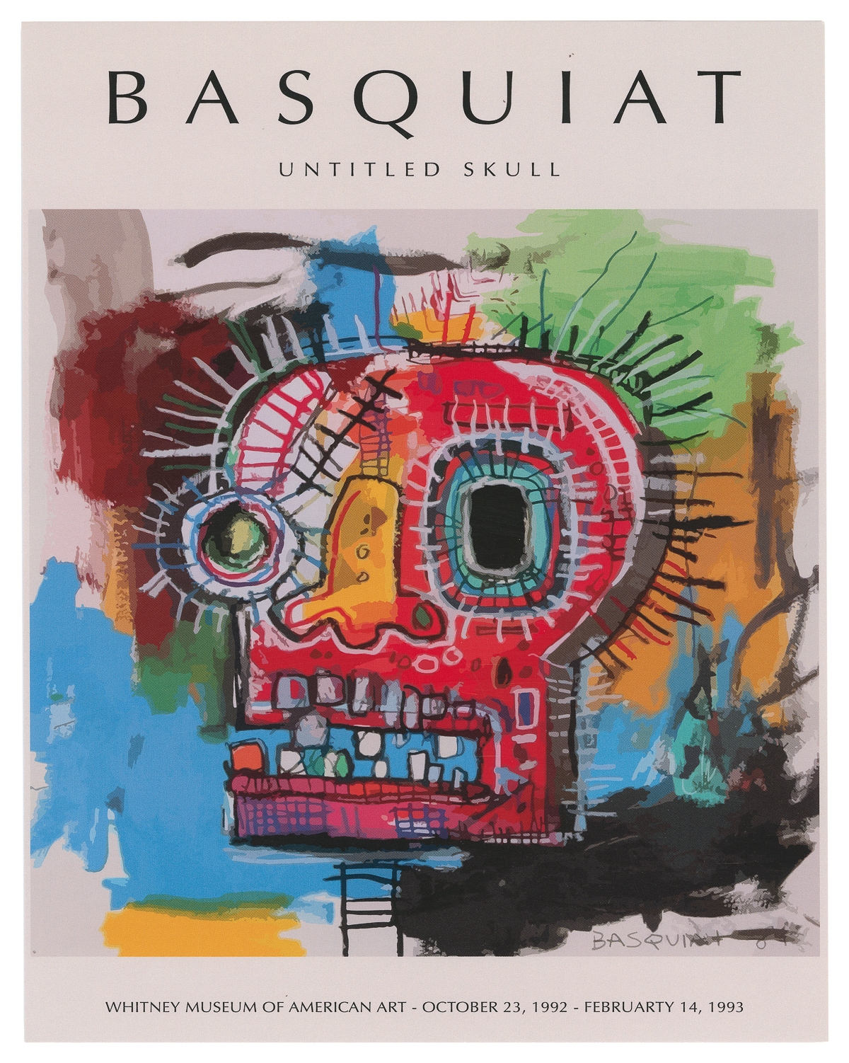 Artwork by Jean-Michel Basquiat, Six Whitney Museum prints, Made of prints