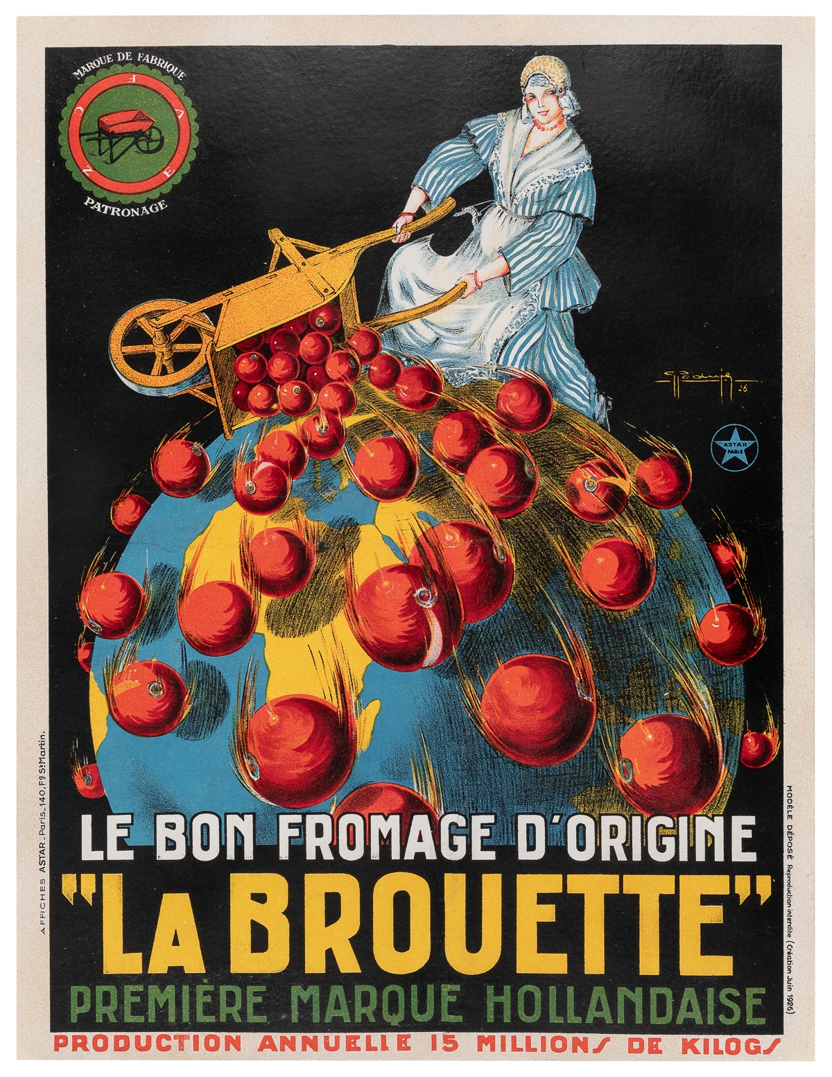 Artwork by John Onwy, 1926, Made of Linen