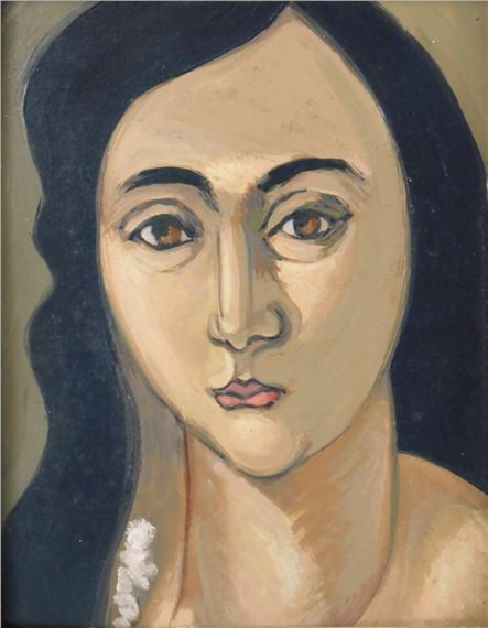 André Derain | Woman's portrait (Late 19) | MutualArt
