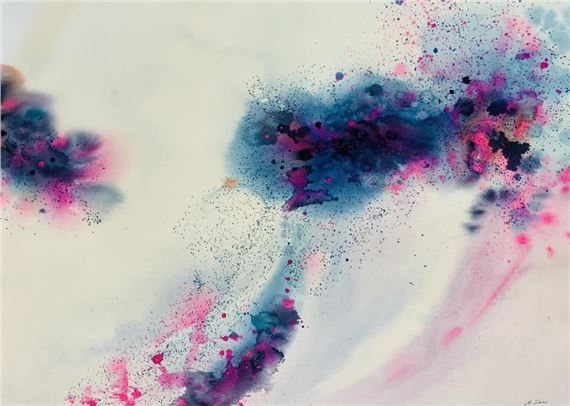 M. Simon - Watercolor on paper by M. Simon