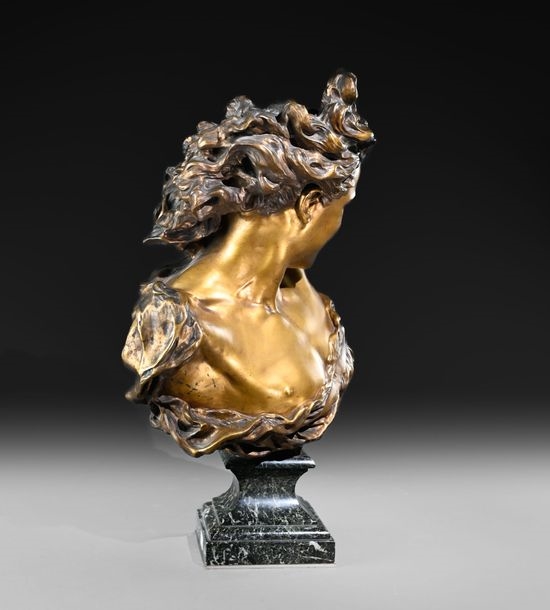 Jean-Baptiste Carpeaux | Bust of the Genius of Dance (Circa 1900 ...