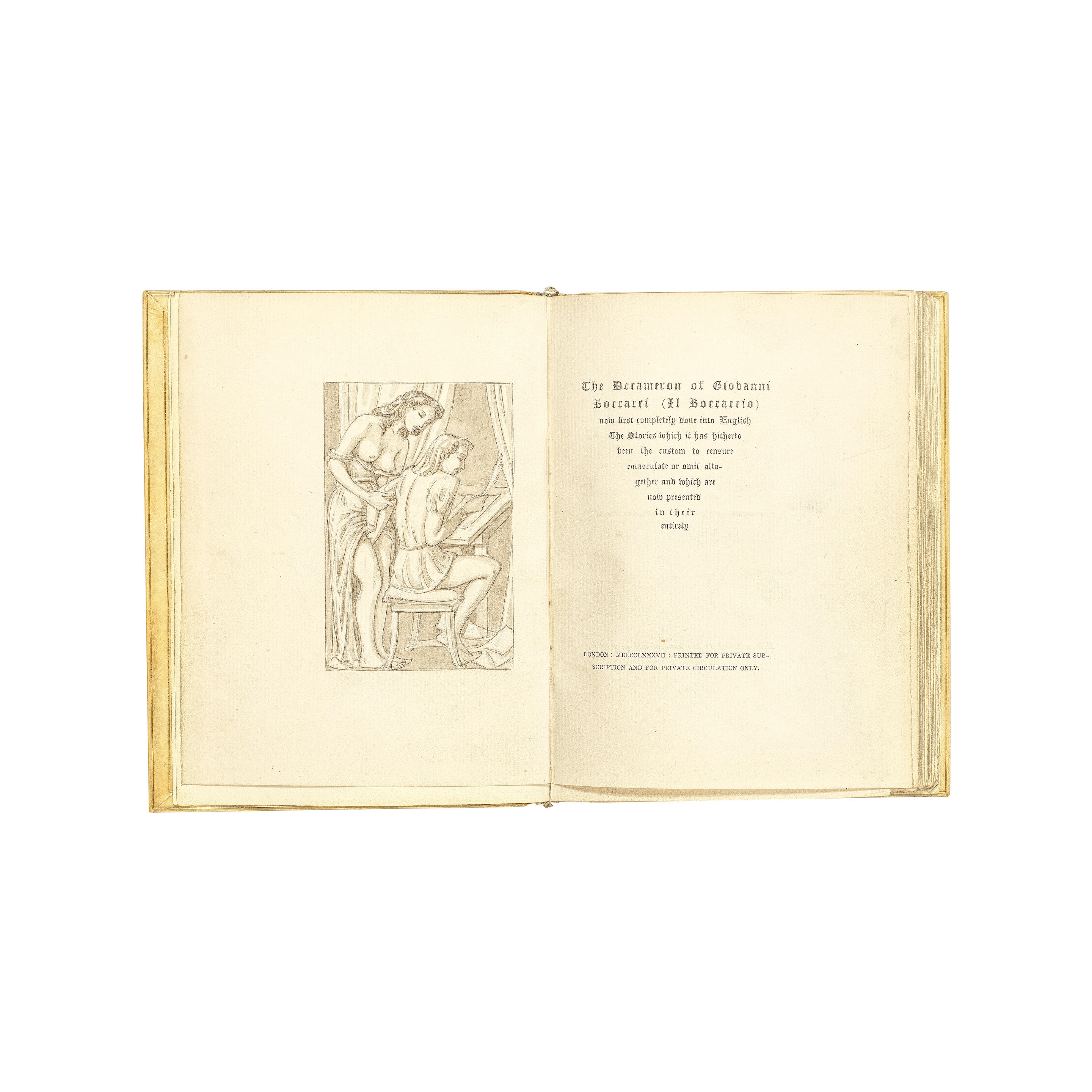 John Buckland Wright | BOCCACCIO. The Decameron,, EXTRA-ILLUSTRATED ...
