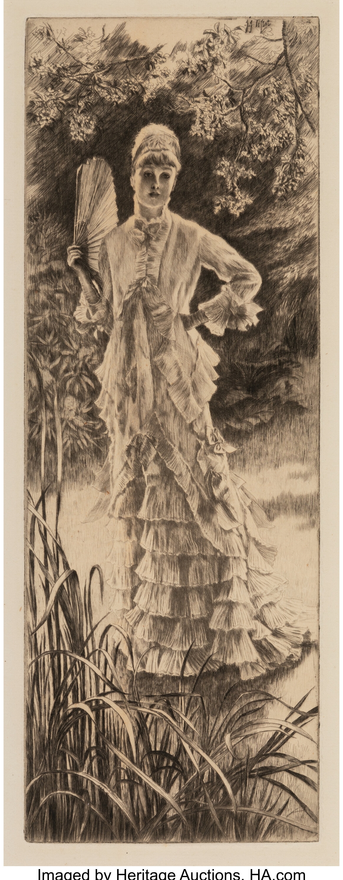 James Jacques Joseph Tissot | Printemps (Spring), 1878 (1878) | MutualArt