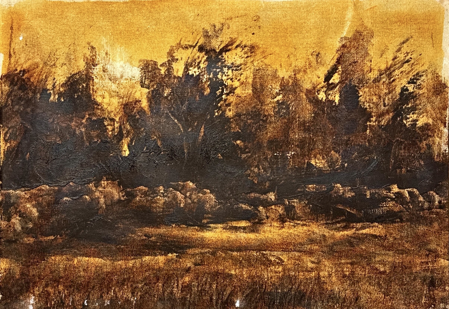 Artwork by Cemil Başo, Peyzaj, Made of oil on canvas