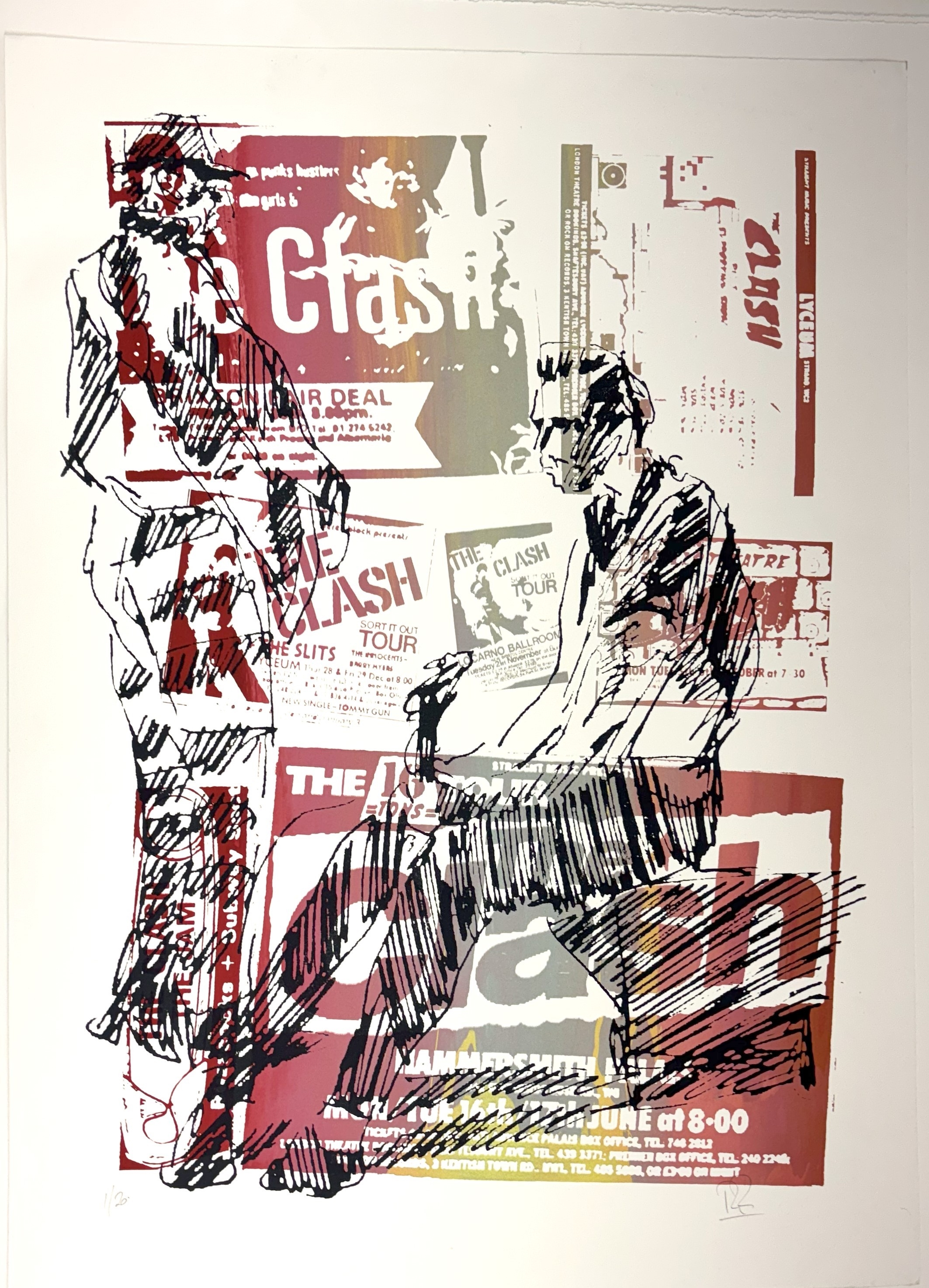 ROBIN ROSS | using The Clash imagery, inspired by the works of Ray ...