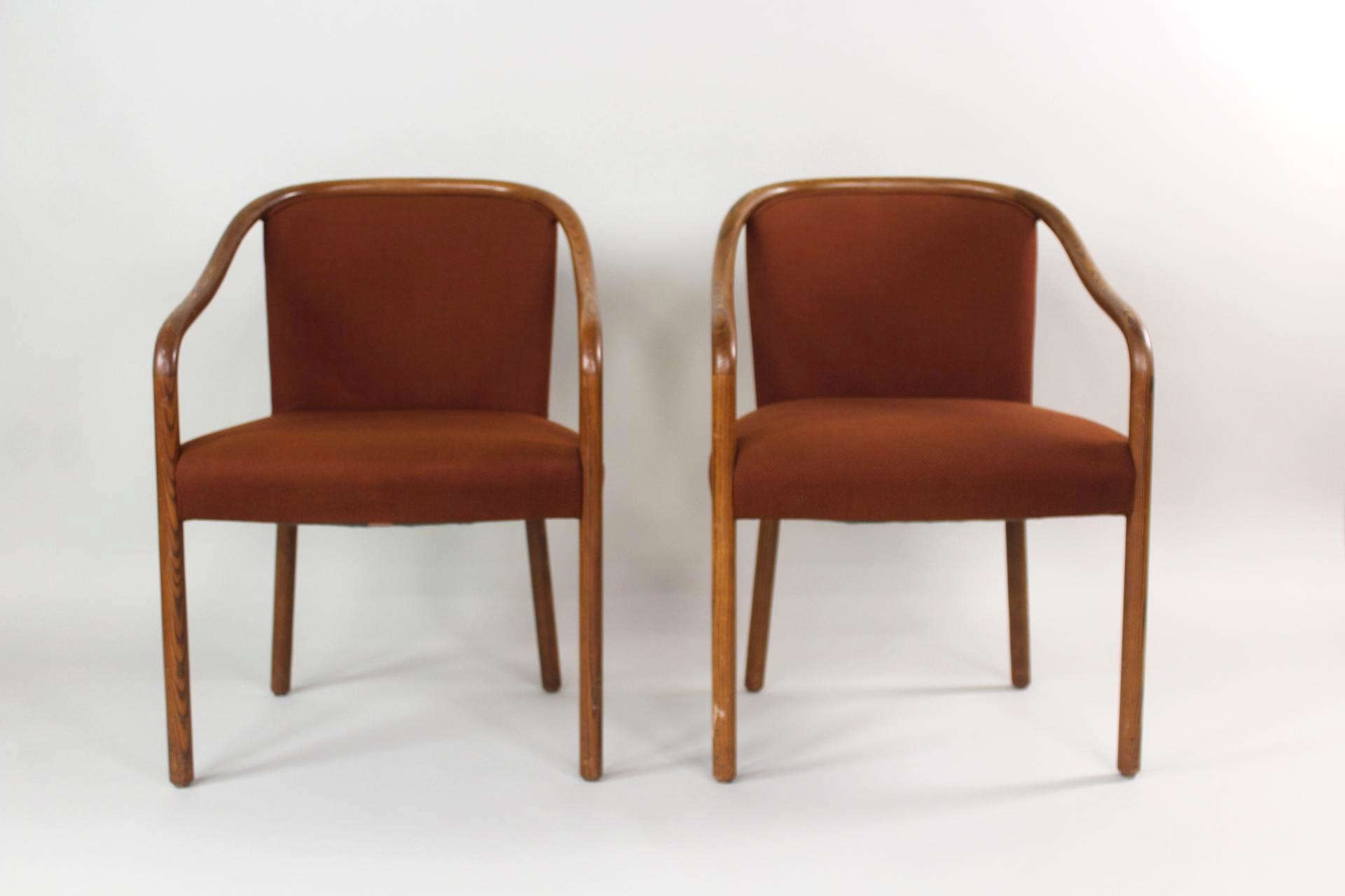 Ward Bennett | Pair of Ward Bennett Bentwood Arm Chairs | MutualArt