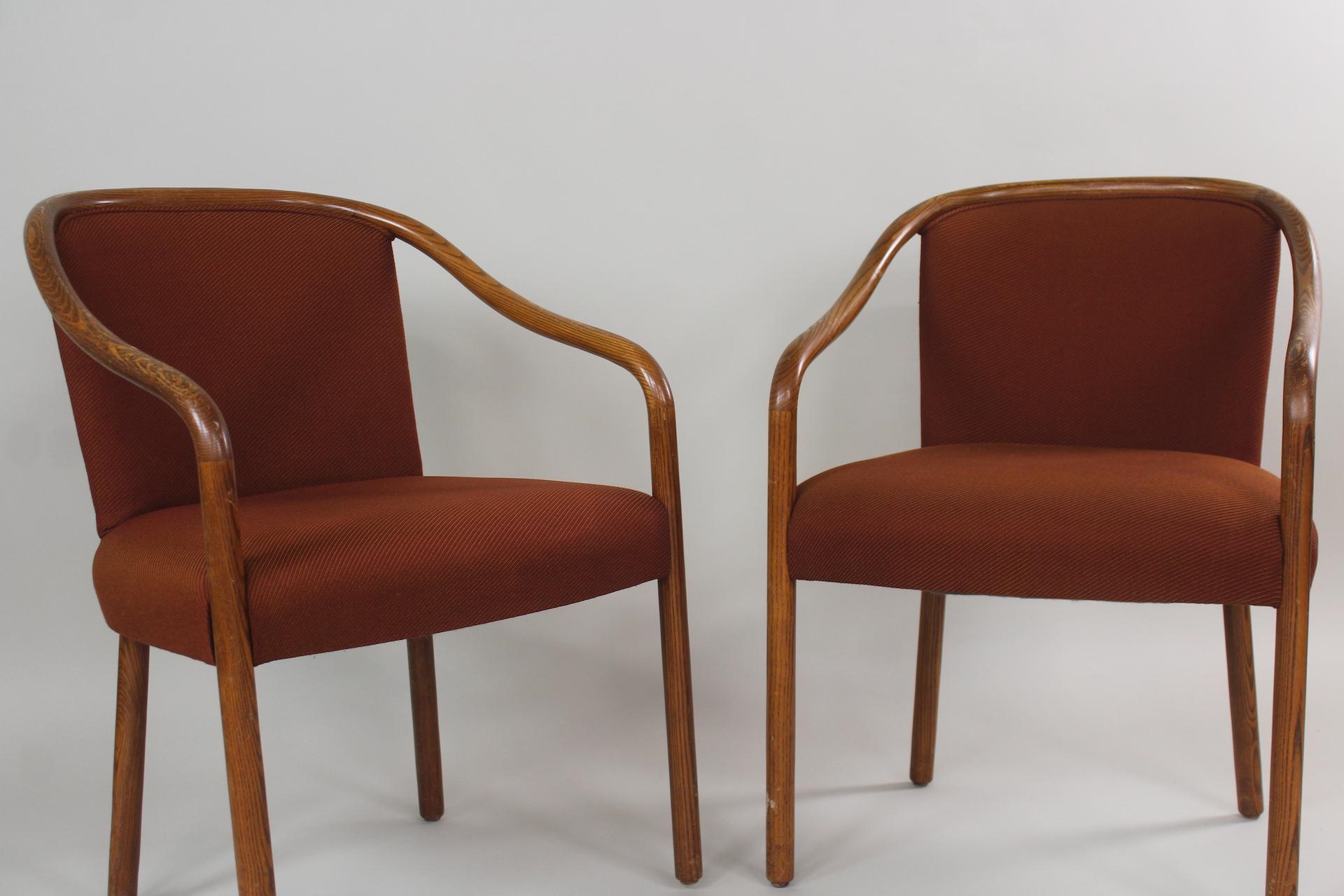 Ward Bennett | Pair of Ward Bennett Bentwood Arm Chairs | MutualArt